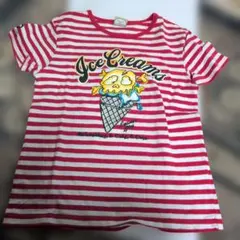 BEAMS BOY アイスクリーム柄 ボーダー Tシャツ　平成のサムネイル