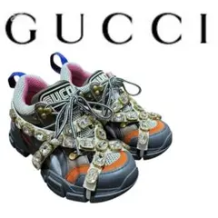 【極美品】GUCCI グッチ スニーカー 35 ビジュー 22.5cmのサムネイル