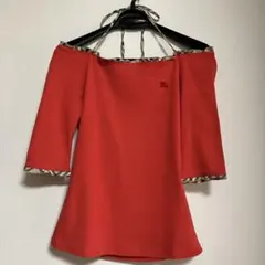 BURBERRY BLUE LABEL オフショルダー Tシャツ 38 （M）
