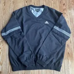 ADIDAS GOLF 2wayプルオーバー　M ブラック