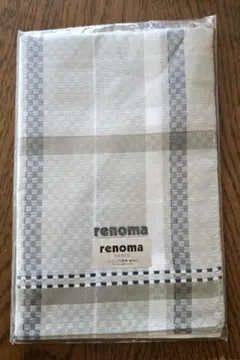 renoma チェック柄 ハンカチ