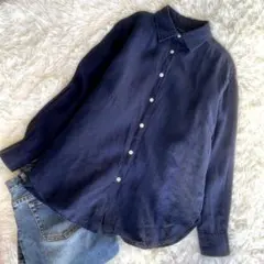 美品✨ヴェルメイユパーイエナ IENA コットン 2WAYオーバーブラウス 紺黒 美品✨ヴェルメイユパーイエナ IENA コットン 2WAYオーバー