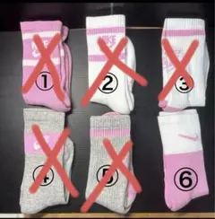 ⑥1足★新品完売★ナイキ エブリデイ キッズ クッションド クルー ソックス