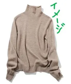 再値下げ 国産 ウール100% ハイネック/fall-in&co クリーニング済