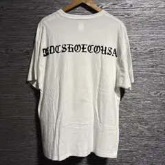 DC SHOECOUSA ロゴ刺繍 Tシャツ ホワイト　ビッグサイズのサムネイル