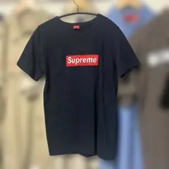 短丈・BOXロゴプリント・Tシャツ・ブラック・XS相当