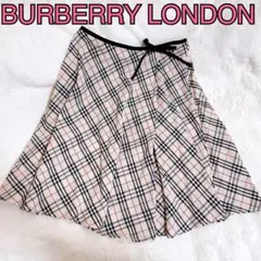 BURBERRY LONDON チェック柄フレアスカート　夏物　160A 150