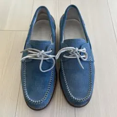 JIMMY CHOO ジミーチュウ　スエード ローファー　水色　サイズ39