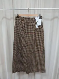 スカート　台形　チェック