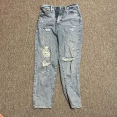 Ｈ&M ダメージライトブルー