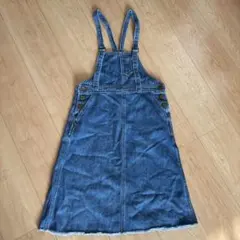 デニム サロペットスカート