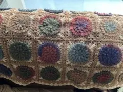 手編みマルチカバー　ブランケット