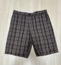 Dickies checked wide half pants y2k - メルカリ