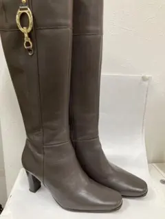 ロングブーツBARCLAY ２３㎝　美品❣️茶色 エレガントブーツ