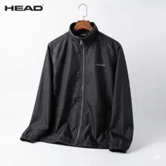 【美品】　ヘッド　メンズサイドラインフード収納フルジップブルゾンブラックのサムネイル