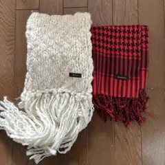 COMME CA ISM & EGOIST マフラー 2点セット