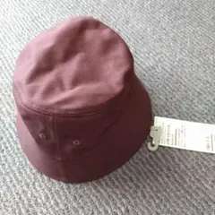 無印　新品　コットンツイルバケットハット　ブラウンのサムネイル