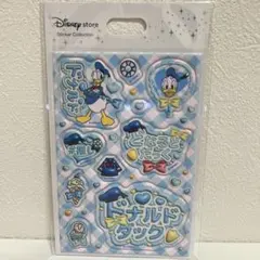 ディズニーストア ドナルドダック ぷっくりシール 新作