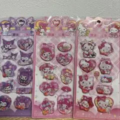 サンリオウォーターシール3シートセット