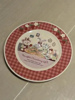ディズニーシー ダッフィー ハートフェルトストロベリーギフト スーベニアプレート