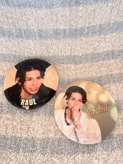 ラウール　缶バッチ　2こセット