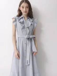 Rirandture POLO BCSコラボ プリーツシャツワンピース - メルカリ