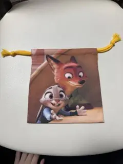 ズートピア キャラクターポーチ ランチ巾着M