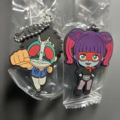 【新品】東島丹三郎は仮面ライダーになりたい カプセルラバーマスコット2点セット