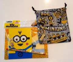 ミニオンズBIGポーチ文具セット2&巾着袋