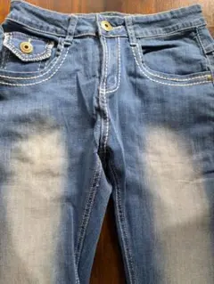 レディース ストレート ストレッチジーンズ