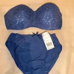 une nana cool ブラジャーショーツセット M ブルー