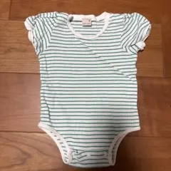 petit main ストライプ ボディスーツ 80