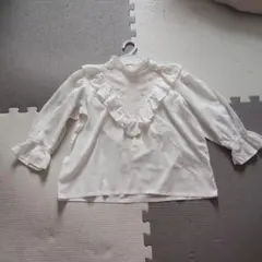 GLOBAL WORK フリルブラウス XL