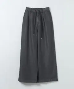 jeanasis イージーワイドデニムパンツ ブラック S 接触冷感のサムネイル