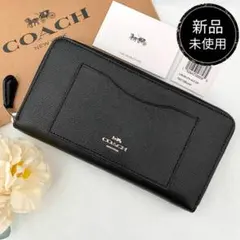 新品 正規品☆COACH コーチ 長財布 メンズ ブラック 長財布 - メルカリ