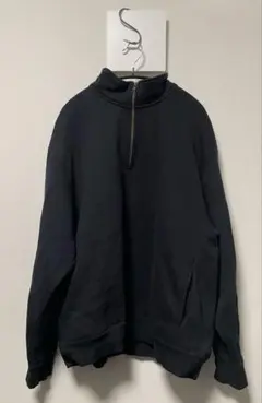 GU ジーユー　ヘビーウェイトスウェットハーフジッププルオーバー