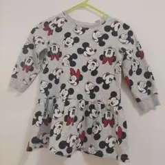 H&M　キッズ　ディズニー　ミニー　ワンピース