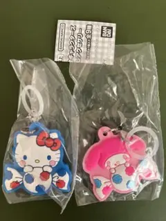 ペコ サンリオ ぷっくりめじるしアクセサリー マイメロ キティ　ガチャ