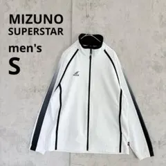 SUPERSTAR　ミズノ　トラックジャケット　フルジップ　日本製　ジャージ　白