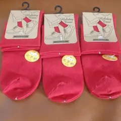 Holiday Time レッド ソックス 25cm〜27cm