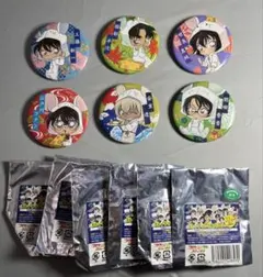 名探偵コナン　トレーディング缶バッジ　6種　ねずみ　新年のご挨拶