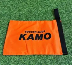KAMO サッカー 子供用シューズケース　フラッグ オレンジのサムネイル