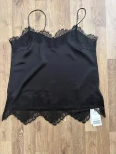 SLOBE IENA 今期　レースキャミソール　黒　ブラック