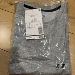 新品未使用　ワークマン　マッピングラグラン　半袖Tシャツ　グレー　L