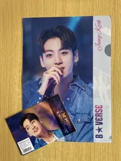 B★VERSE JUNGKOOK ポストカード クリアファイル