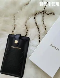 COCO CRUSH スマホショルダーバッグ スマホホルダー ブラック - メルカリ