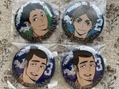 烏野高校 3年生 - ビスケット 缶バッジ