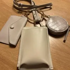 縦型スマホバック 小銭入れ付き