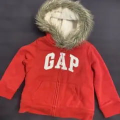 GAP 赤 フード付き トレーナー