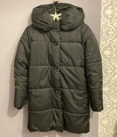 ケイトスペード キッズコート　126 ブラック　1回着　ユーズド　姉妹コーデに♪